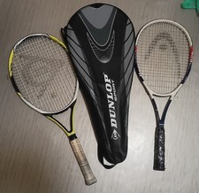 2 X Tennis Rackets Dunlop Revelation OS James Blake + Head MG. Carbon 910