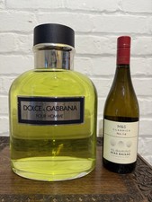 Rare! Dolce & Gabbana D&G Dummy Display Factice Glass Bottle Aftershave Vintage