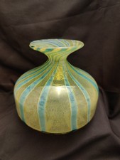 Signed Mdina Glass Squat Swirl