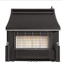 Valor Helmsley Radiant Electronic Outset Gas Fire. Black, 4.0KW RRP £509.00
