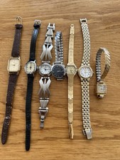 Watch Ladies Watches 7 Total Bulova Accurist Rone le Charmant Etc Job Lot