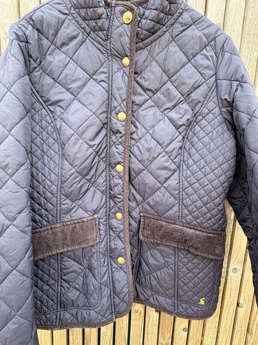 Joules navy quilted jacket - joules,