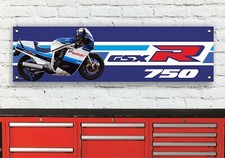 BR115B SUZUKI GSXR750F GSXR 750 1985 SLABSIDE FLEXIBLE WORKSHOP BANNER SIGN