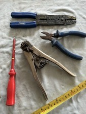 Joblot Of Wire Strippers / Crimpers / Side Cutter & Insulated Screwdriver - GWO