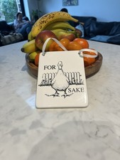 Humours Duck Ceramic Plaque.