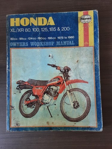 Haynes honda 100 - haynes, xl/xr