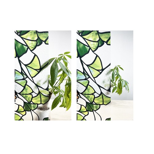 Decorative green plants window - plants,