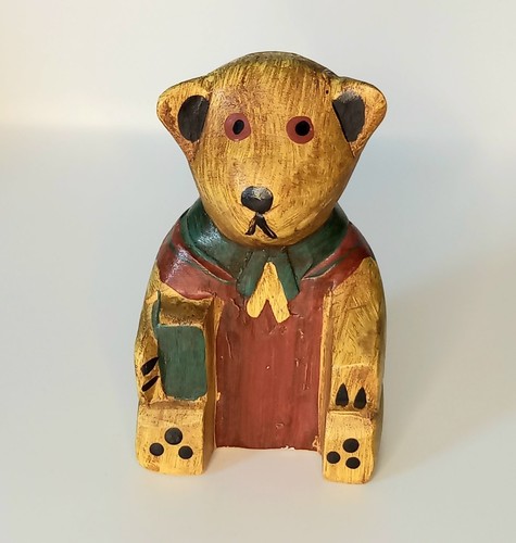 Vintage hand carved wooden - vintage,