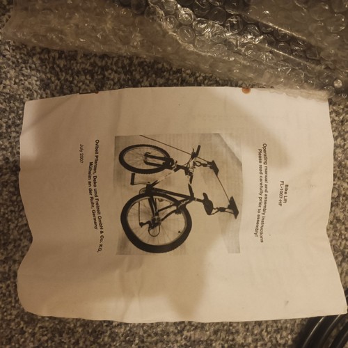 Bikemate 20kg bike lift - bike,