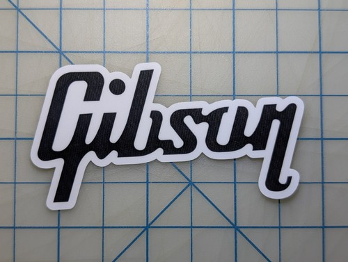 Gibson guitar sticker - guitar, sticker/decal