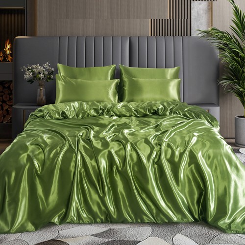 6pcs satin complete bedding - complete,
