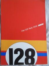 Fiat 128 Rally 1300 brochure Dutch? text