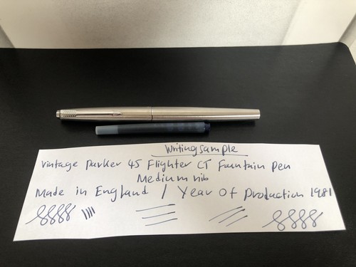 Vintage parker flighter - vintage, 45