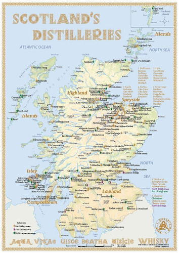Whisky distilleries scotland - whisky,
