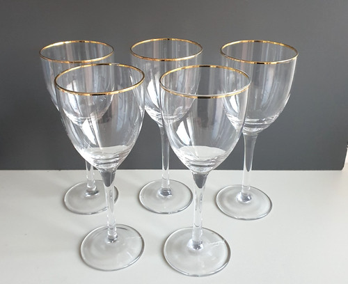 Vintage gold rim - gold,