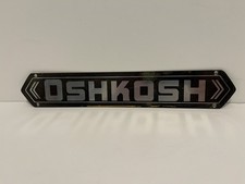 OSHKOSH TRUCK HOOD EMBLEM USED