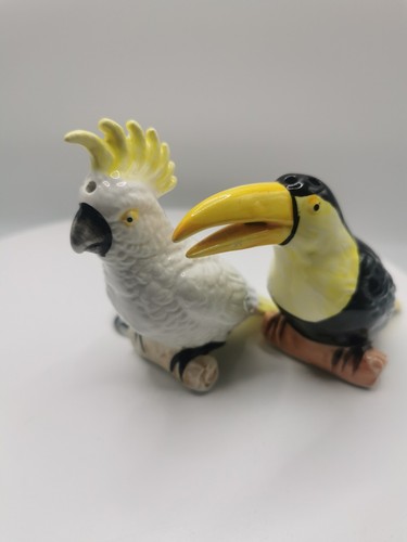 Vintage cockatoo toucan salt - cockatoo,