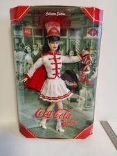 Coca Cola Barbie Doll Collector Edition Majorette 2001 Boxed Rare 