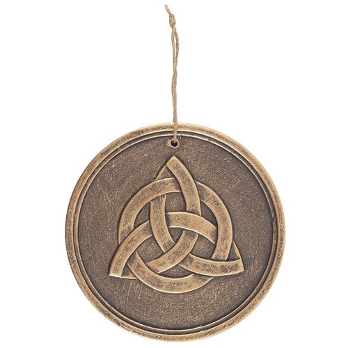 Triquetra goddess wall - wall, plaque