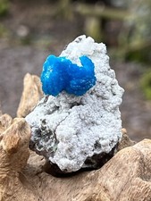 Cavansite Flower on Heulandite