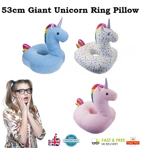 53cm giant unicorn ring pillow - unicorn,