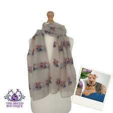 WELSH TERRIER DOG LADIES SCARF