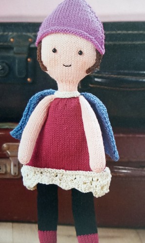 Rag doll toy knitting - rag,