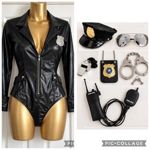 Ann summers black - faux, leather