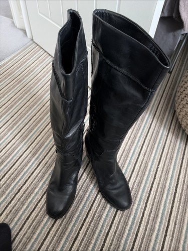 Clarks black knee - black,
