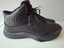 Mens Fila High Top Walking Ankle Boots Basketball Gym Trainers Shoes Sz UK 8.5