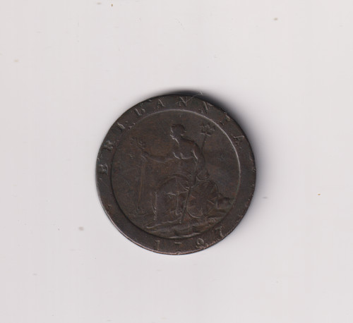 Cartwheel penny 1797 george - 1797,