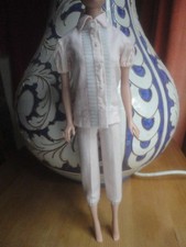 Original Mattel Barbie Clothes 1964 Pink Pyjama Party  # 1601 GC Black ® label