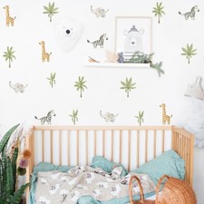 Safari Zoo Animals Zebra Wall