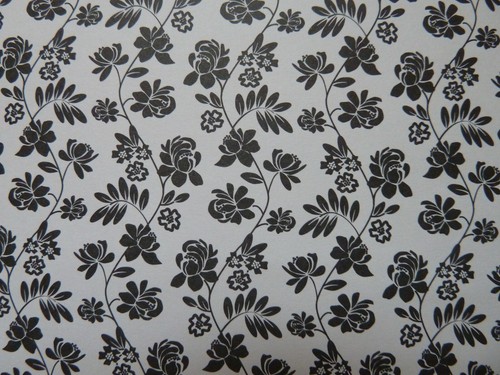 Dolls house wallpaper black - wallpaper,