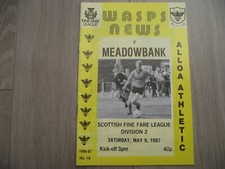 1986 alloa athletic v - alloa,