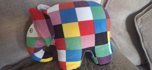 Elmer the elephant - soft, toy