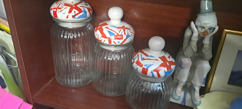 Set ribbed clear - set, of