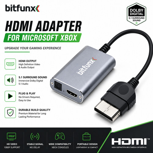 Xbox original console hdmi - original,