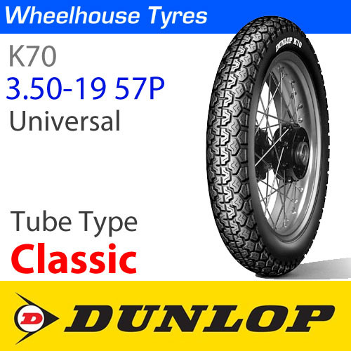 Dunlop k70 57p tt - 3.50-19,
