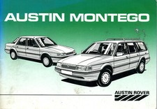 Austin Montego Driver's Handbook published 1985 Part No AKM5811 good condition