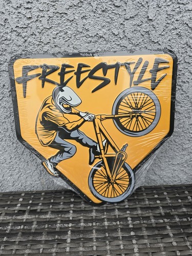 Freestyle bmx metal - metal, sign