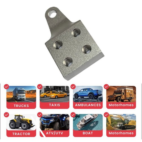 Aluminum way splitter - aluminum, m8