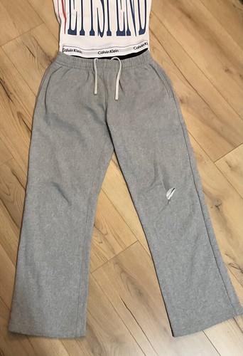 Grey blank sweatpant joggers - sweatpant,