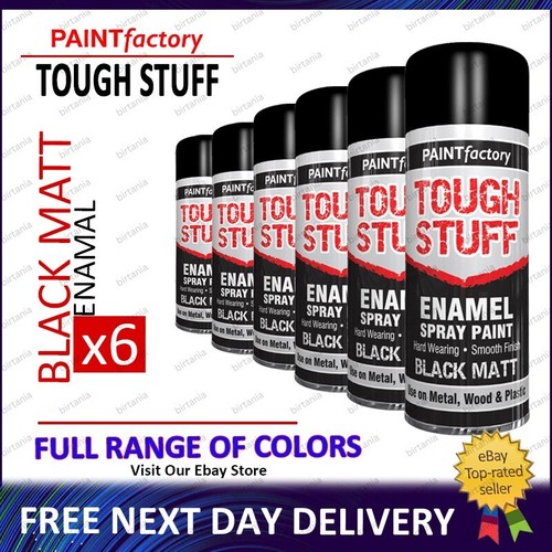 Enamel black matt spray - enamel,
