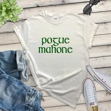 POGUE MAHONE - LADIES FITTED T-SHIRT (Irish Gaelic Pogues Rude St Patricks Eire)
