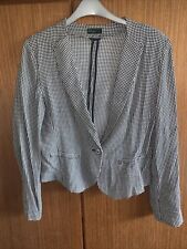 Ladies Stile Benetton Black  Smart Tuxedo Style Jacket Size 12