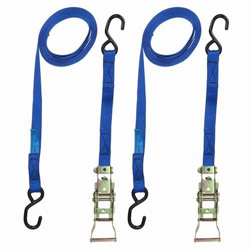 Blue ratchet strap tie - blue,