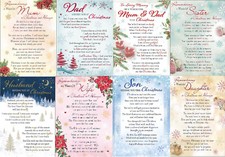 Christmas Graveside Memorial Card. Various Titles Available. FREE P&P