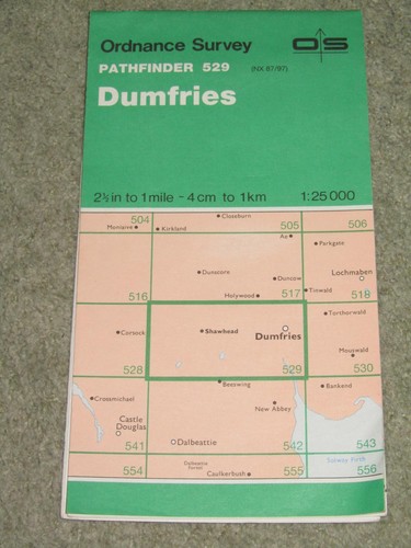 Ordnance survey pathfinder map - ordnance,