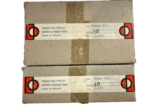 Complete set peignot foundry - complete,